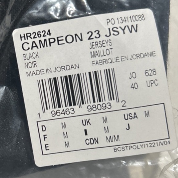 NWT adidas Women's Campeon 23  Soccer Jersey Size Medium Black 3 Stripes New - Picture 10 of 10